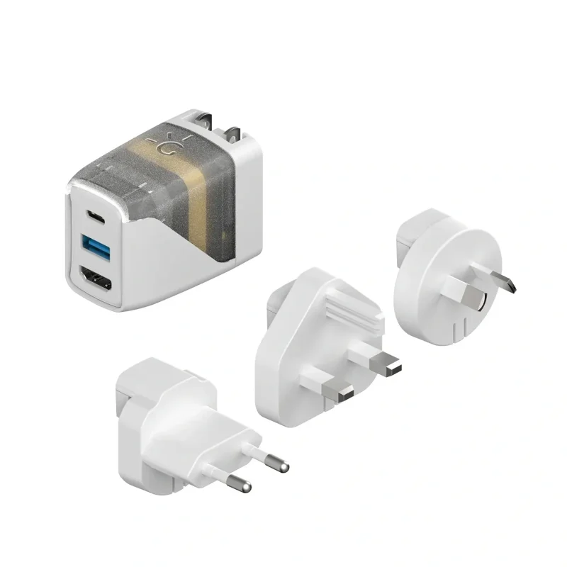 Bộ Sạc Genki Covert Dock 2 GaN 45W - Kiêm Hub HDMI 4K60Hz