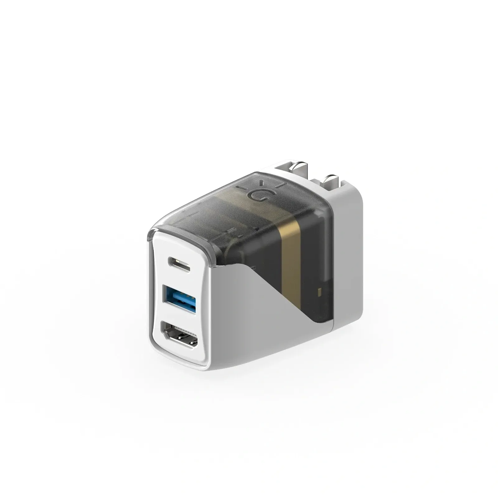 Bộ Sạc Genki Covert Dock 2 GaN 45W - Kiêm Hub HDMI 4K60Hz - Ảnh 2