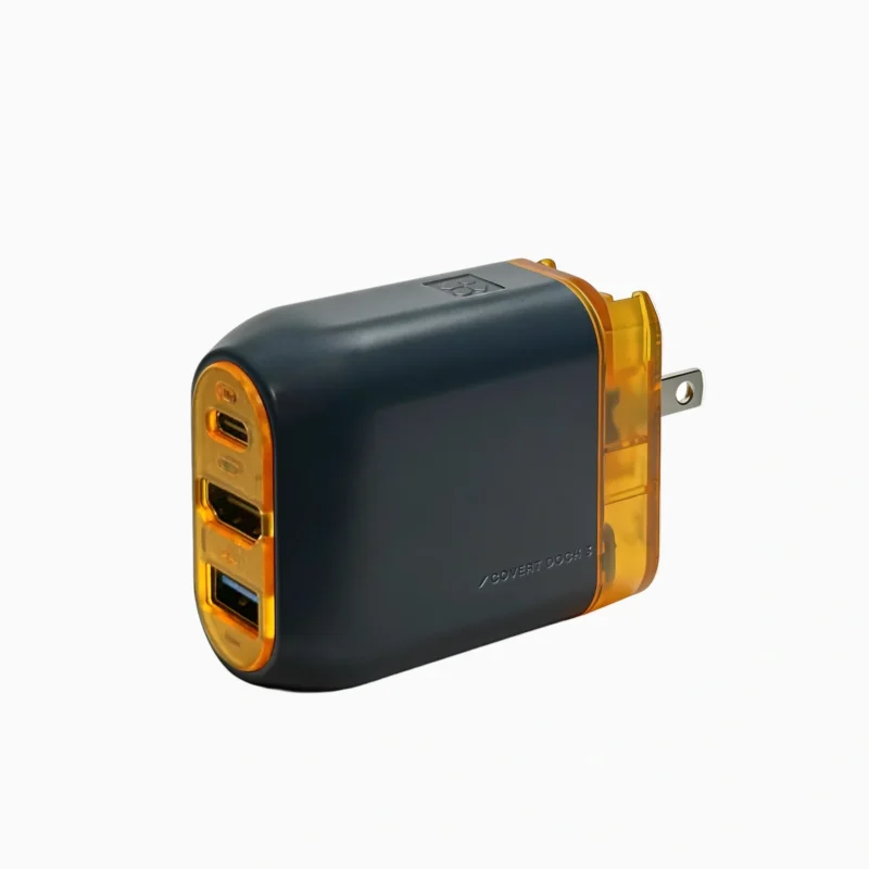 Sạc Genki Covert Dock 3 GaN 65W - Kiêm Hub HDMI 4K120Hz - US